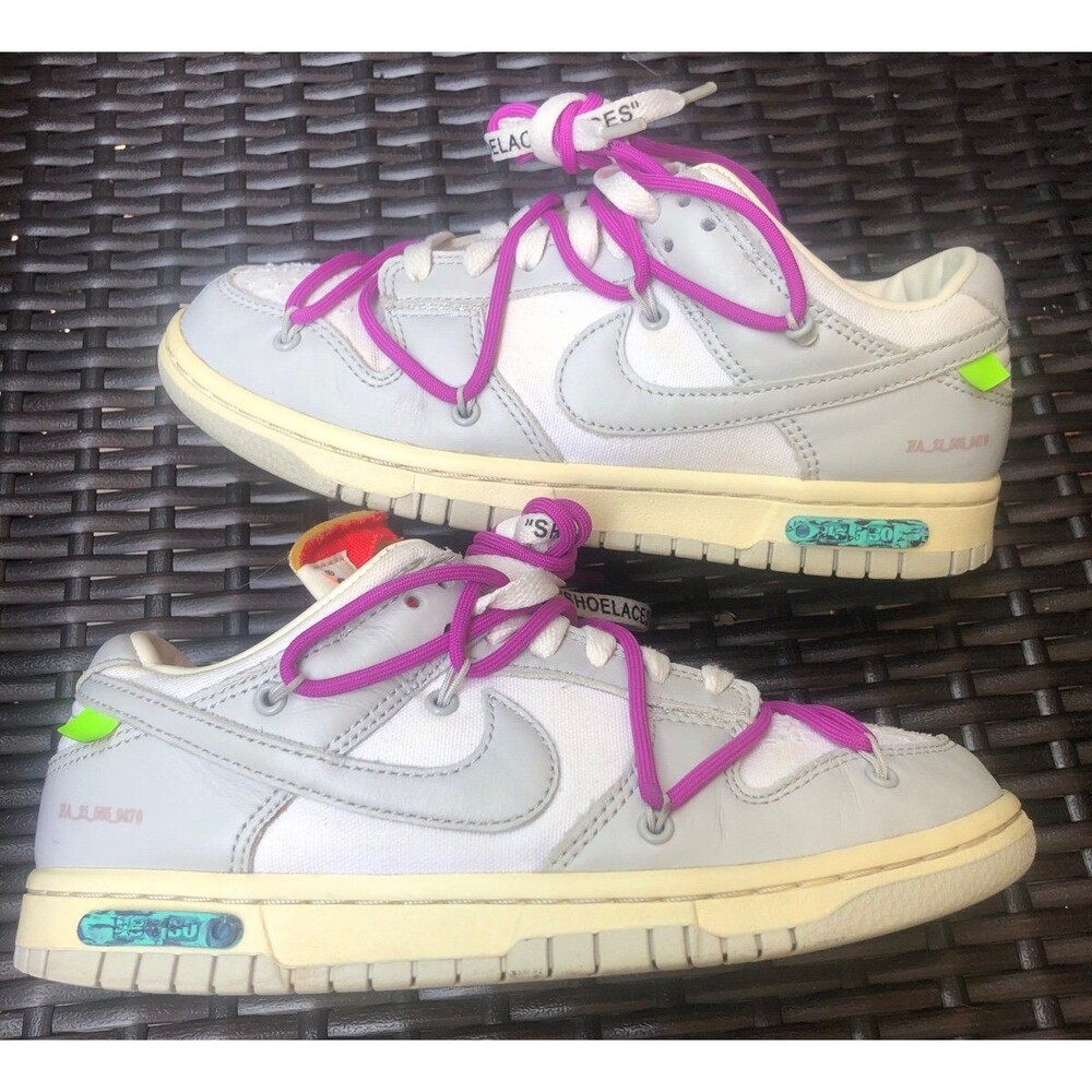 NIKE DUNK LOW OFF WHITE LOT 45 SIZE 5.5M
